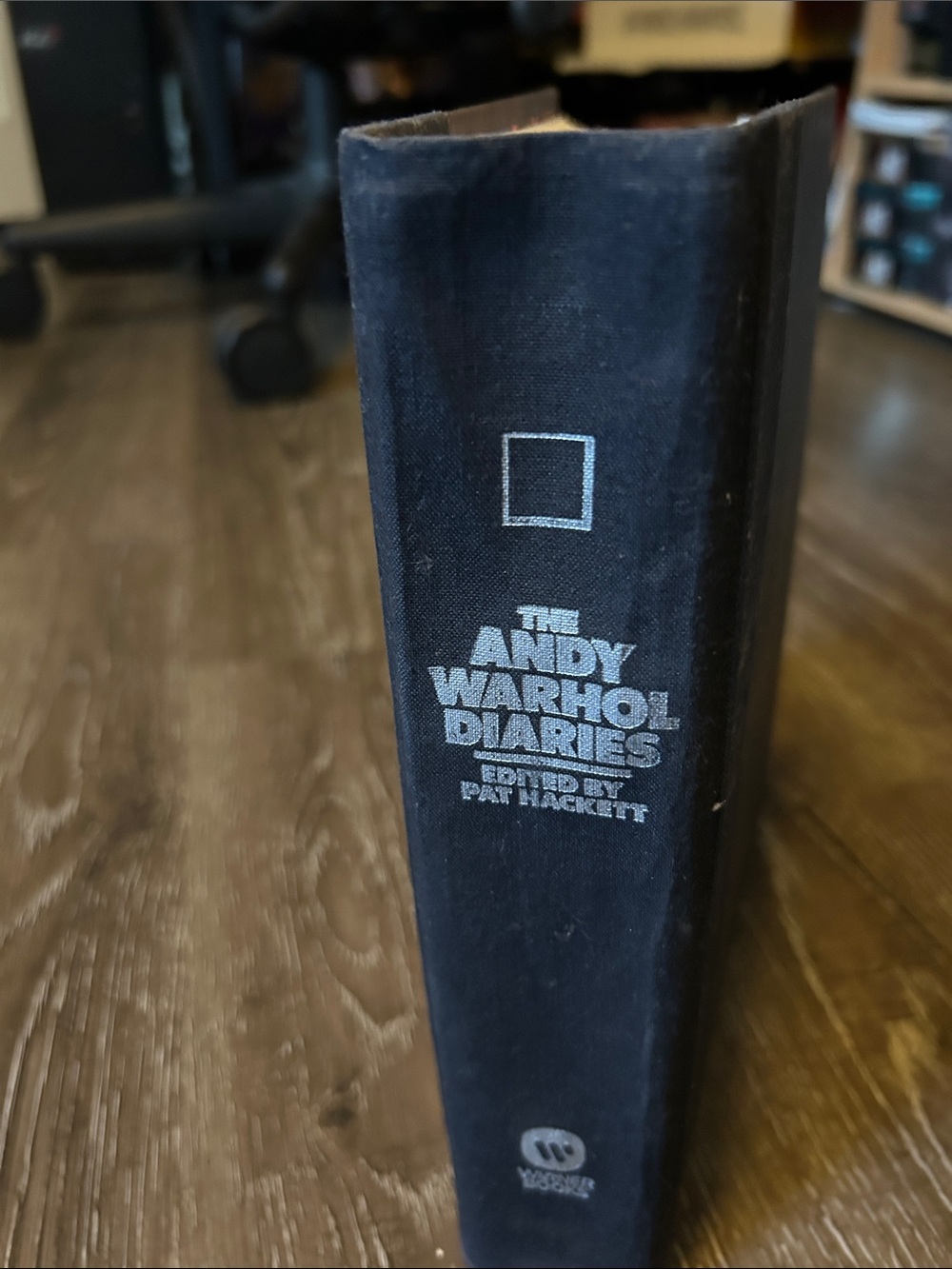 RARE FIRST EDIT The Andy Warhol Diaries - Black Hardcover Edited by Pat Hackett